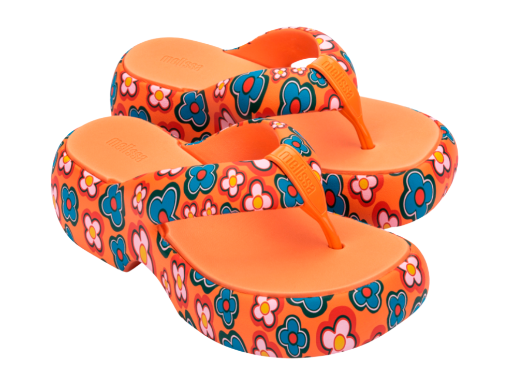 MELISSA FREE FUZZY PRINTED PLATFORM AD