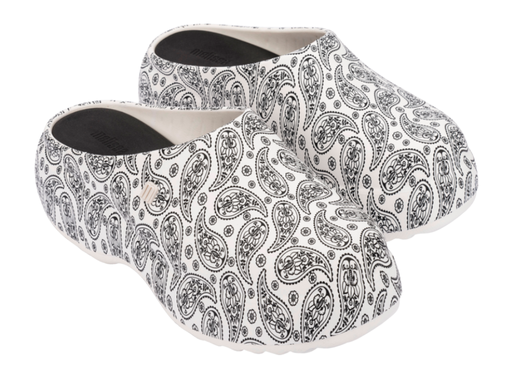 MELISSA FREE CLOG PRINTED PLATFORM AD