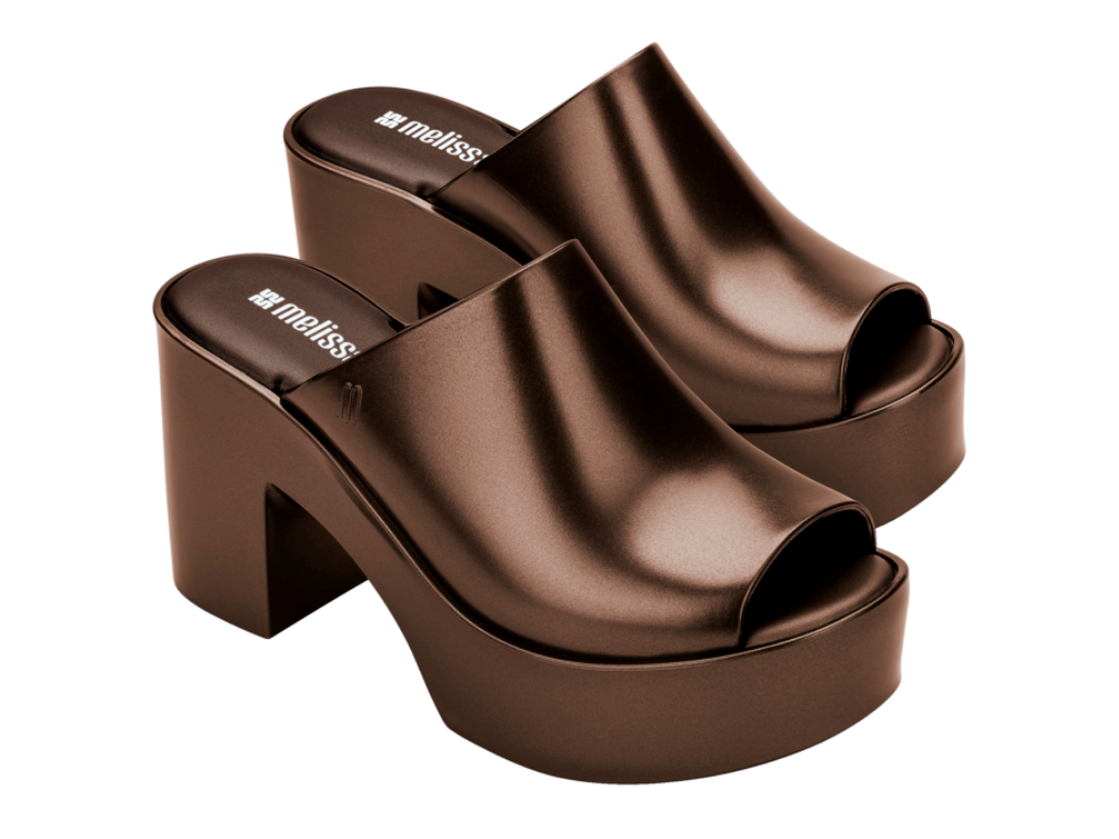 MELISSA MULE HYPE METALLIC AD –