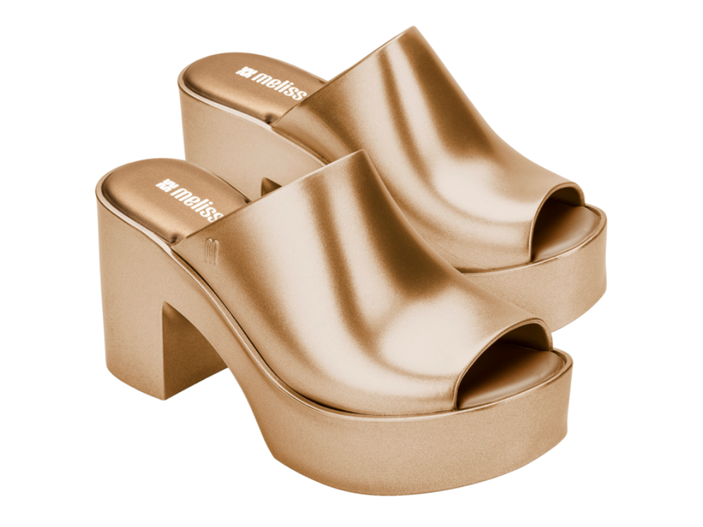 MELISSA MULE HYPE METALLIC AD