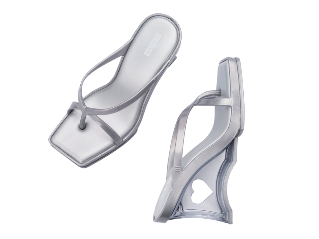 MELISSA GLASS HEEL AD