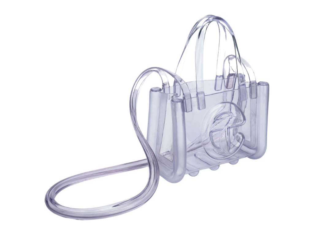 MELISSA X TELFAR SMALL JELLY SHOPPER II – CLEAR