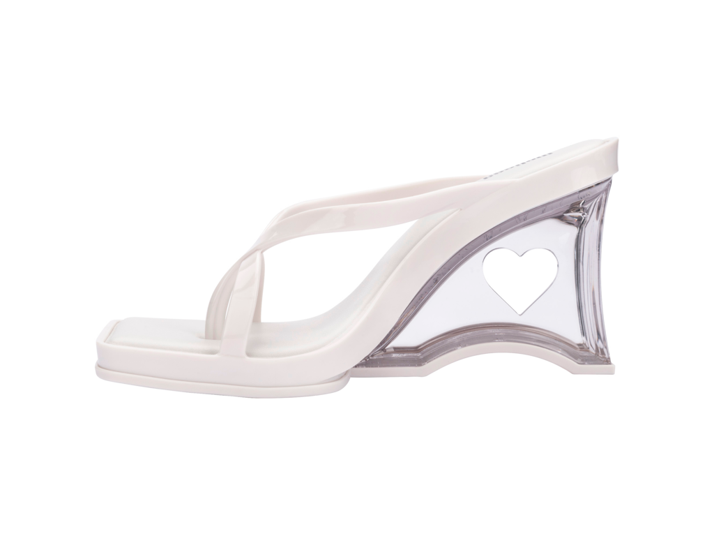 MELISSA GLASS HEEL AD