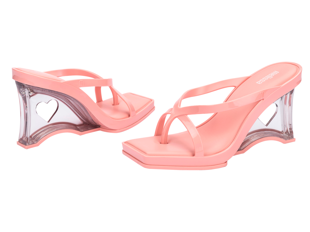 MELISSA GLASS HEEL AD