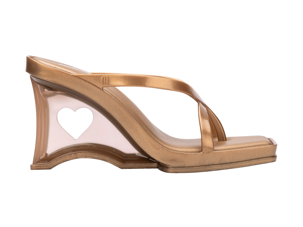 MELISSA GLASS HEEL AD