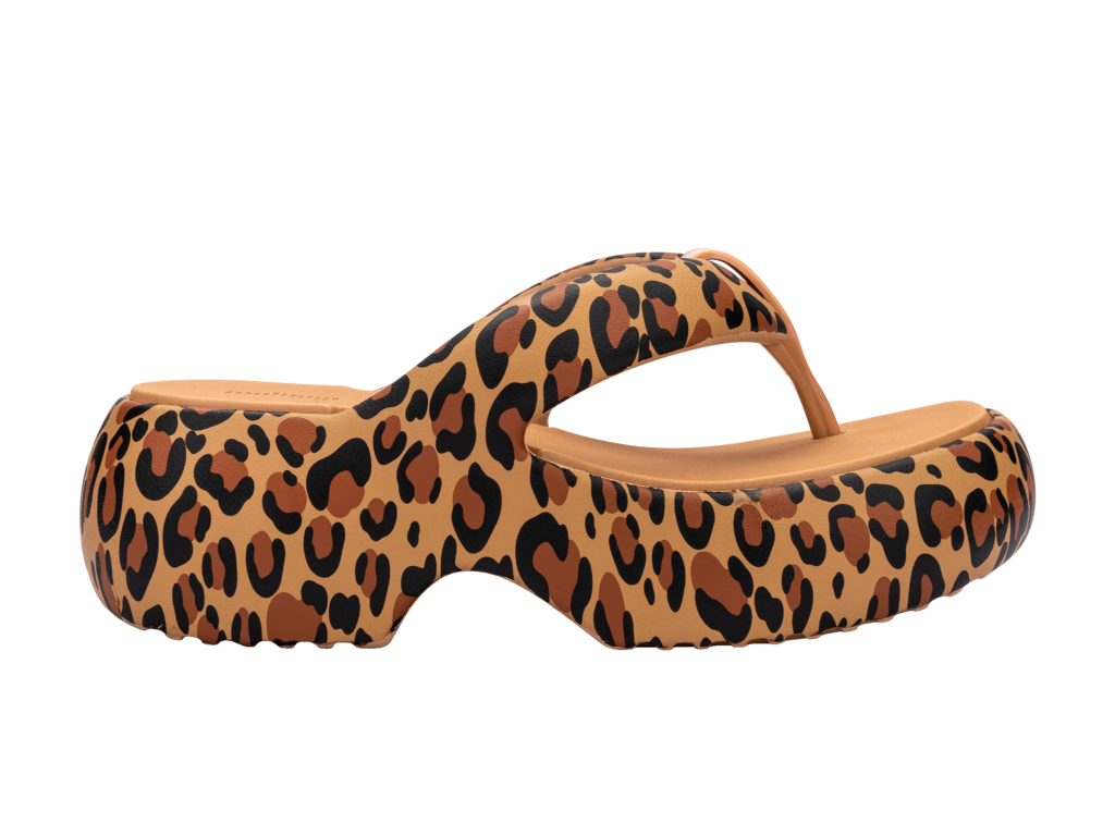 MELISSA FREE FUZZY PRINTED PLATFORM AD