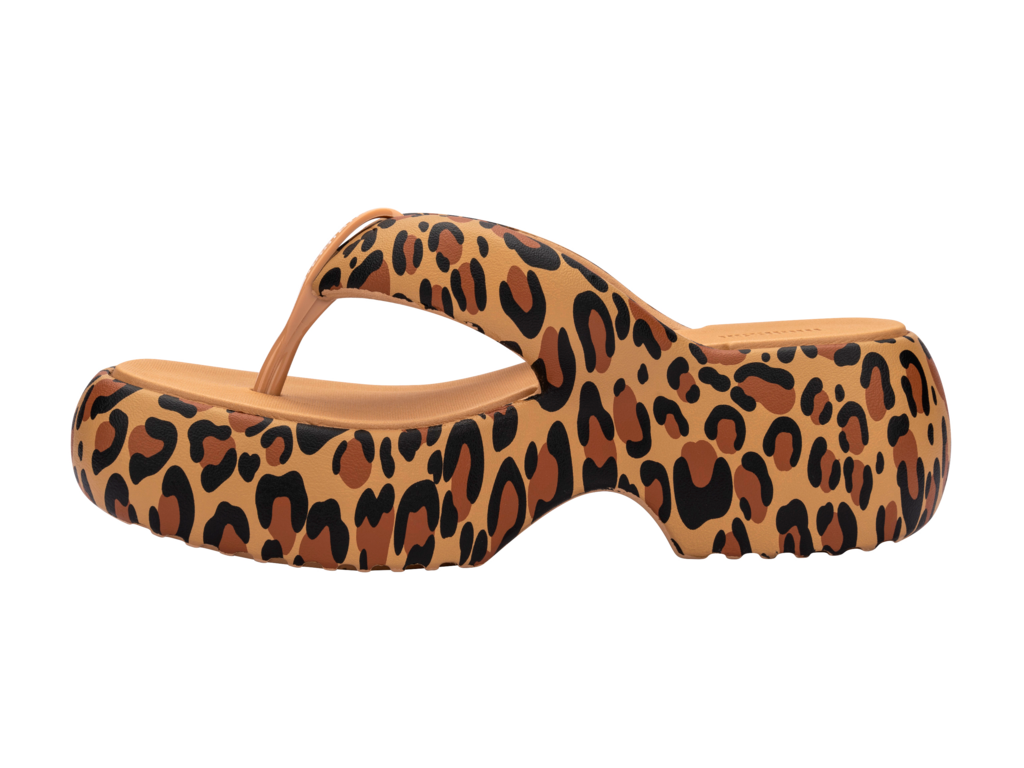MELISSA FREE FUZZY PRINTED PLATFORM AD