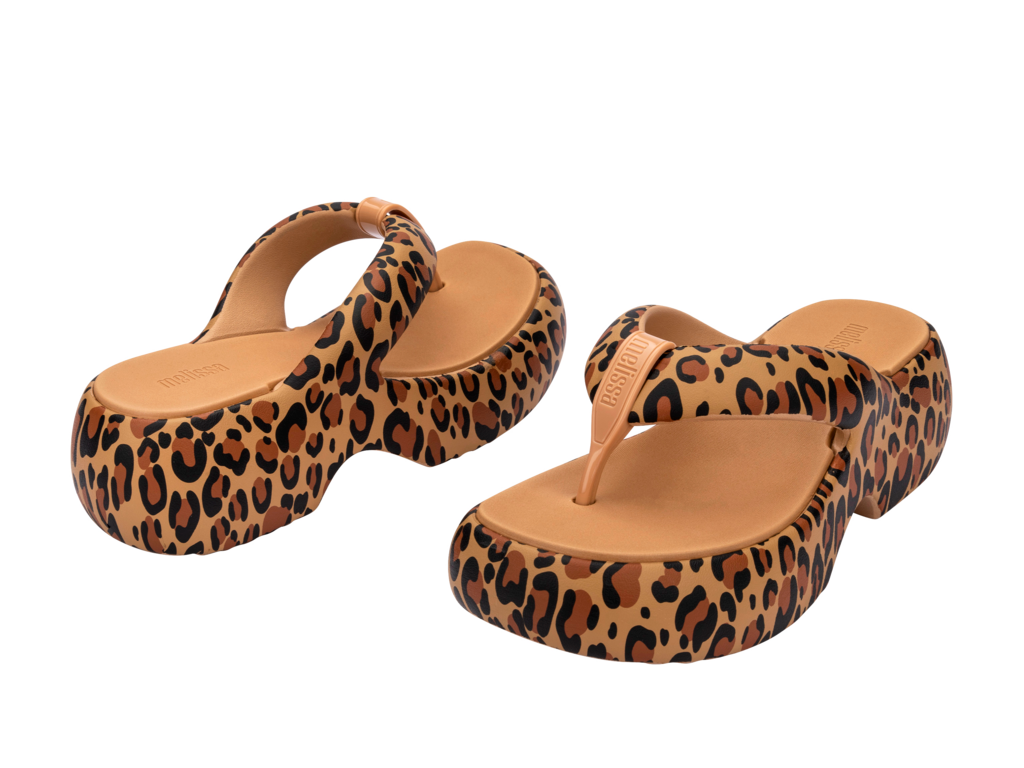 MELISSA FREE FUZZY PRINTED PLATFORM AD