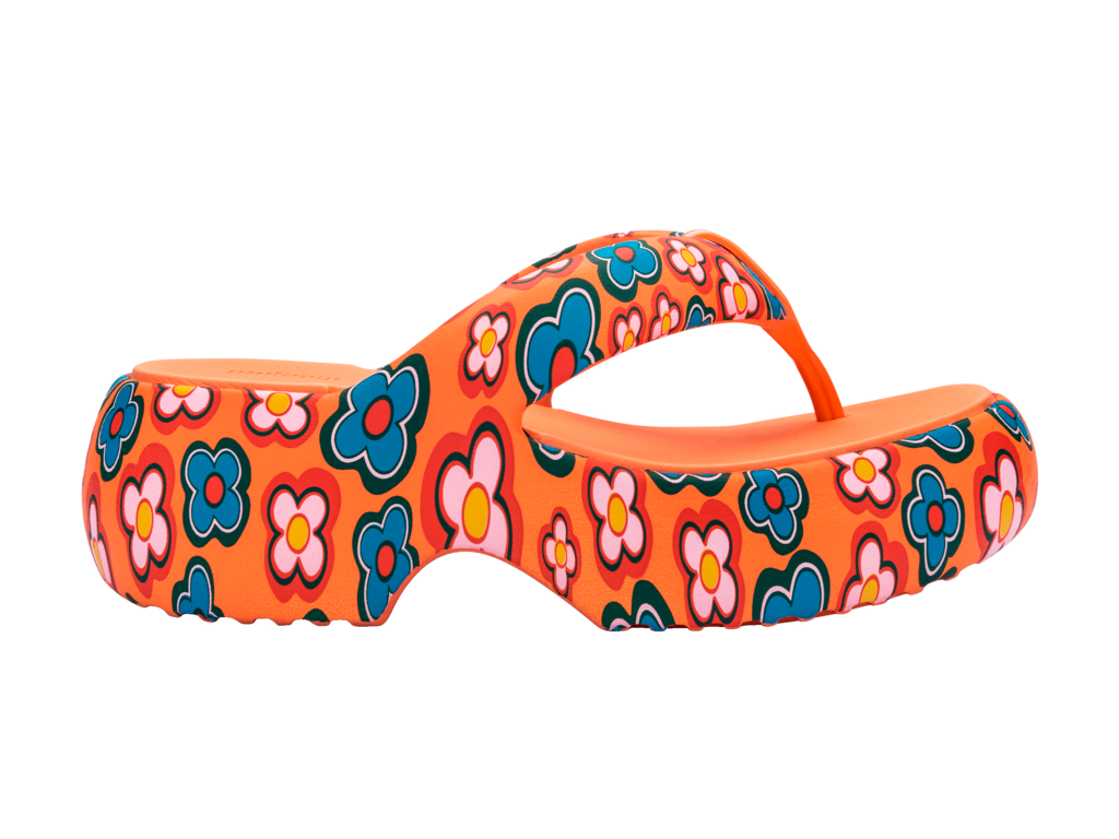 MELISSA FREE FUZZY PRINTED PLATFORM AD