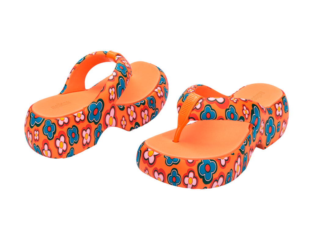 MELISSA FREE FUZZY PRINTED PLATFORM AD