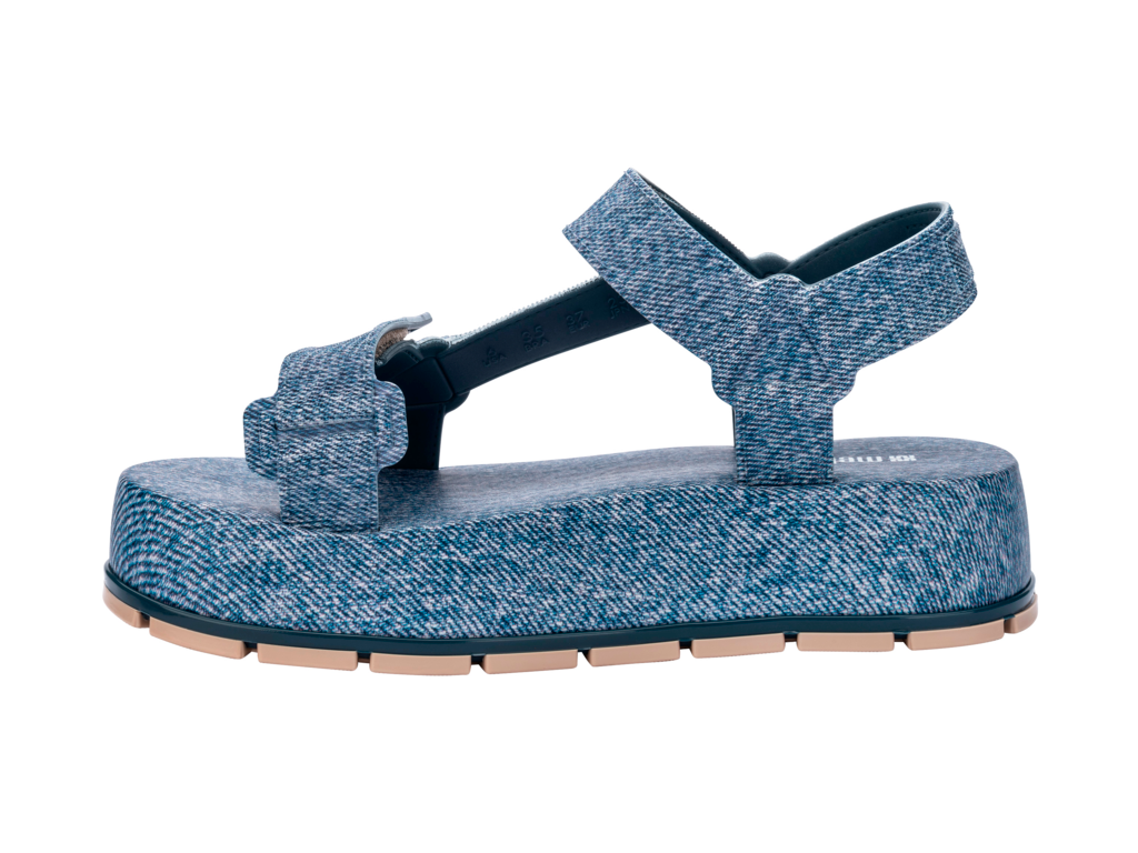 MELISSA FLOWING PLATFORM DENIM AD –