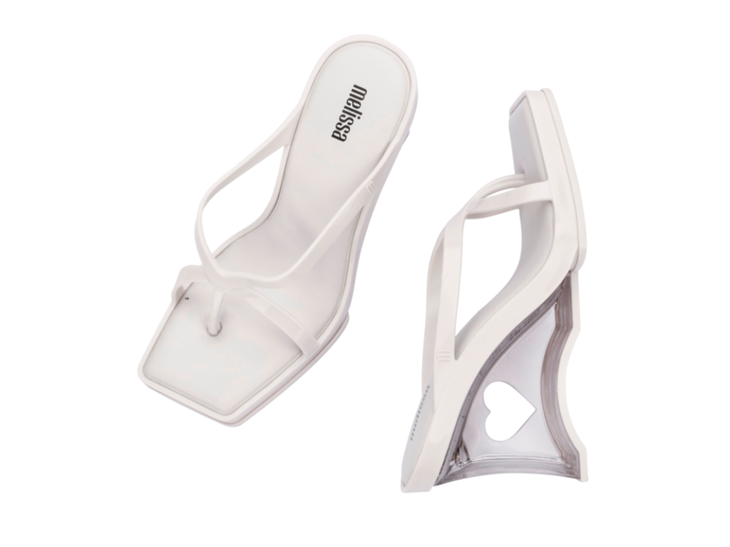 MELISSA GLASS HEEL AD