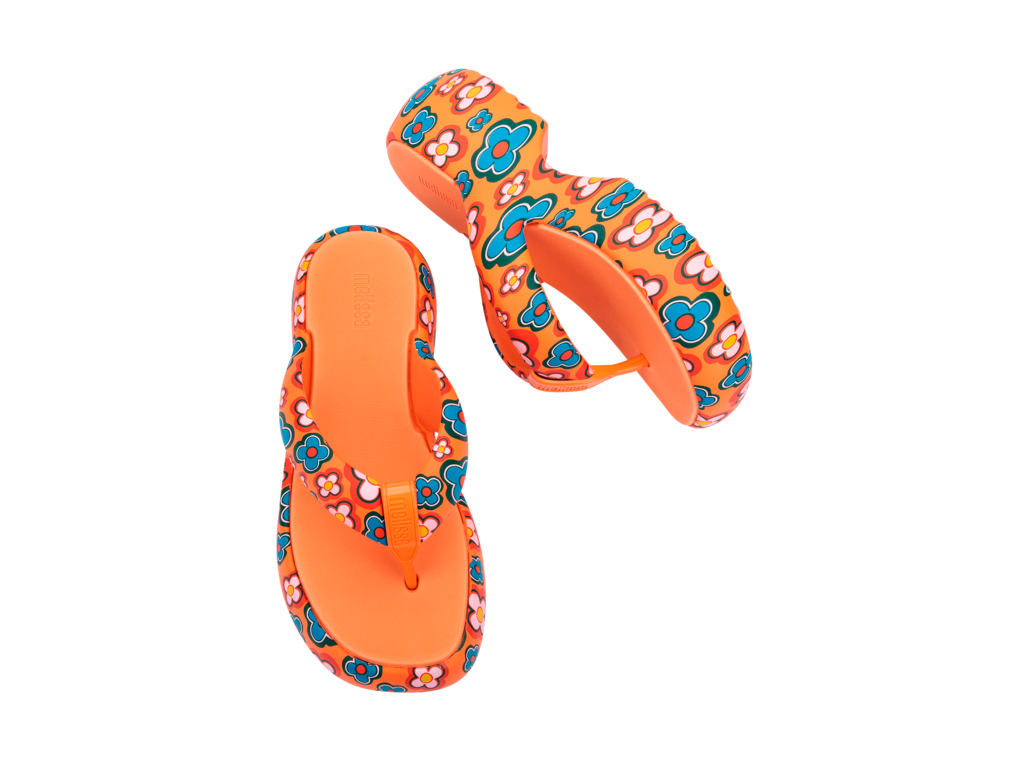 MELISSA FREE FUZZY PRINTED PLATFORM AD