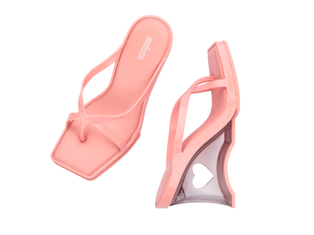 MELISSA GLASS HEEL AD