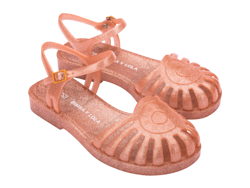 MELISSA SANDAL + BIMBA Y LOLA AD – GLITTER ORANGE