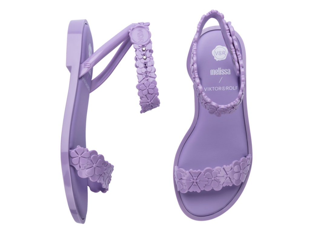 MELISSA WAVE SANDAL BLOSSOM + VIKTOR AND ROLF AD –