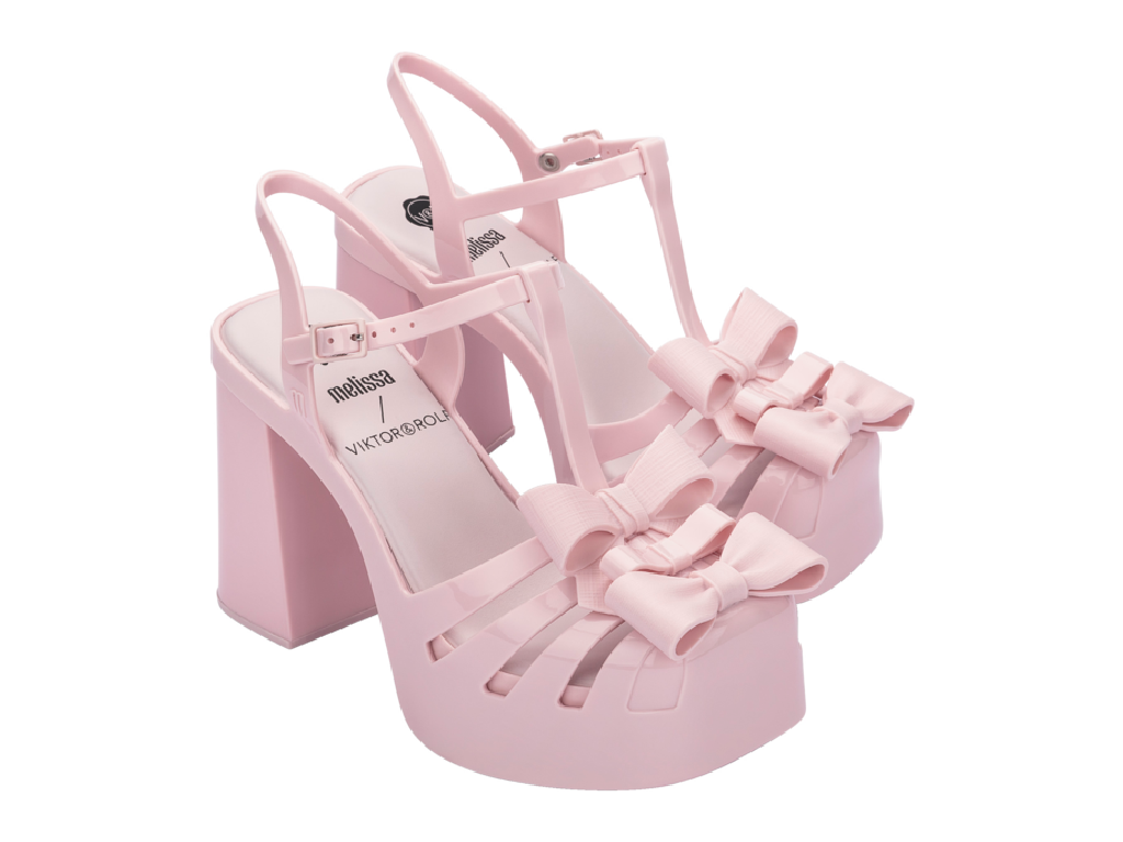 MELISSA PARTY HEEL TIE + VIKTOR AND ROLF AD –