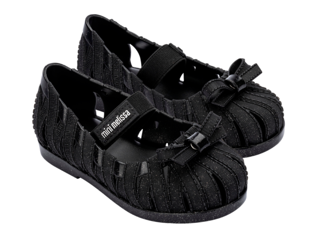 MINI MELISSA M LOVER BALLERINA BB – GLITTER BLACK