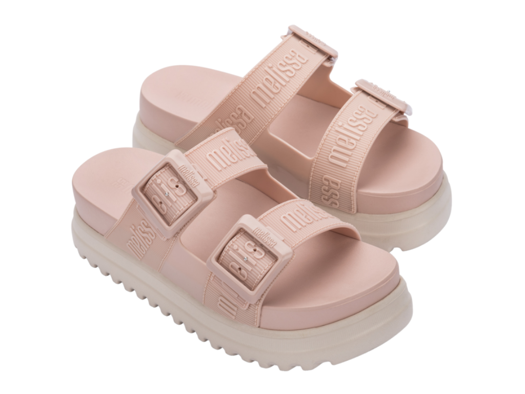 Womens Melissa Cozy Platforms In Pink Womens Melissa Cozy Platforms In Pink