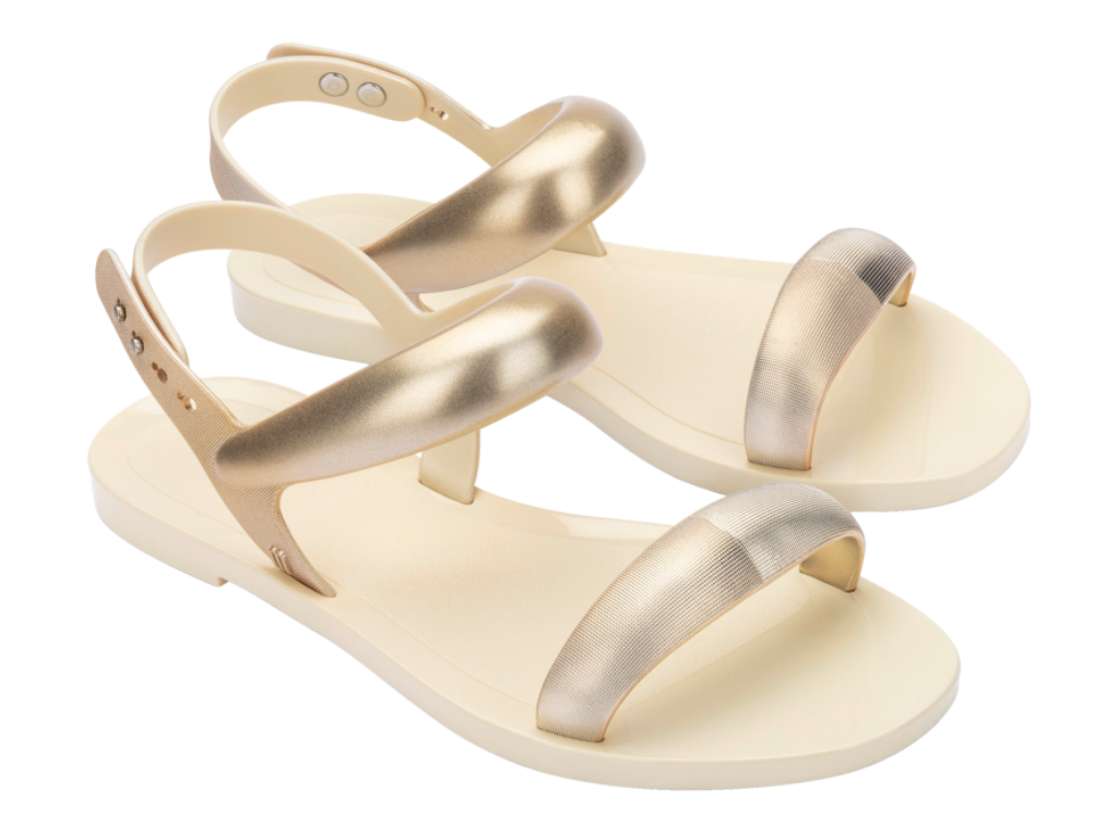 MELISSA ECLIPSE SANDAL AD – BEIGE/GOLD