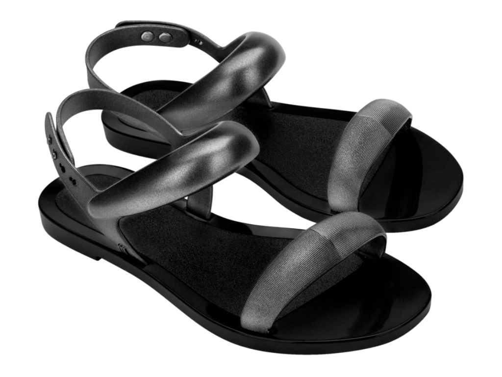 MELISSA ECLIPSE SANDAL AD – BLACK/SILVER