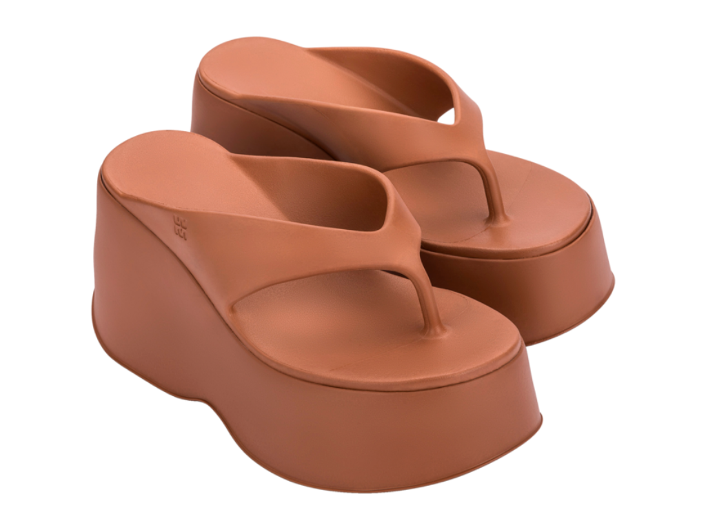 MELISSA FREE THONG WEDGE AD