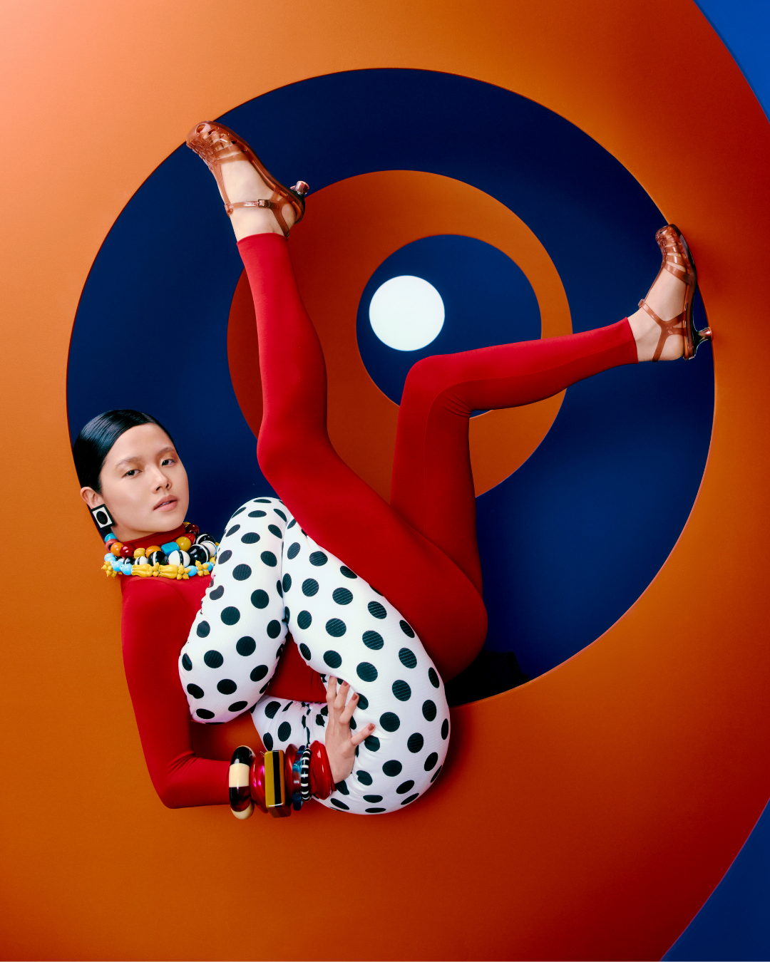 <p><strong>MELISSA VIXEN KITTEN HEEL - CLEAR BROWN</strong></p>