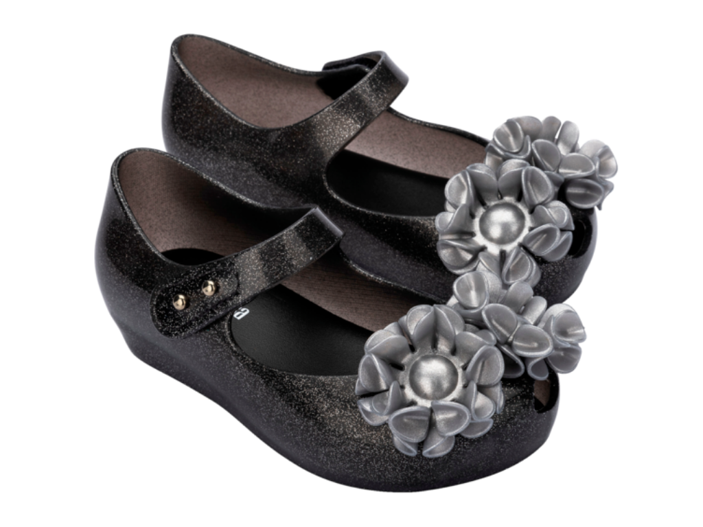 MINI MELISSA ULTRAGIRL SPRINGTIME BB – GLITTER BLACK