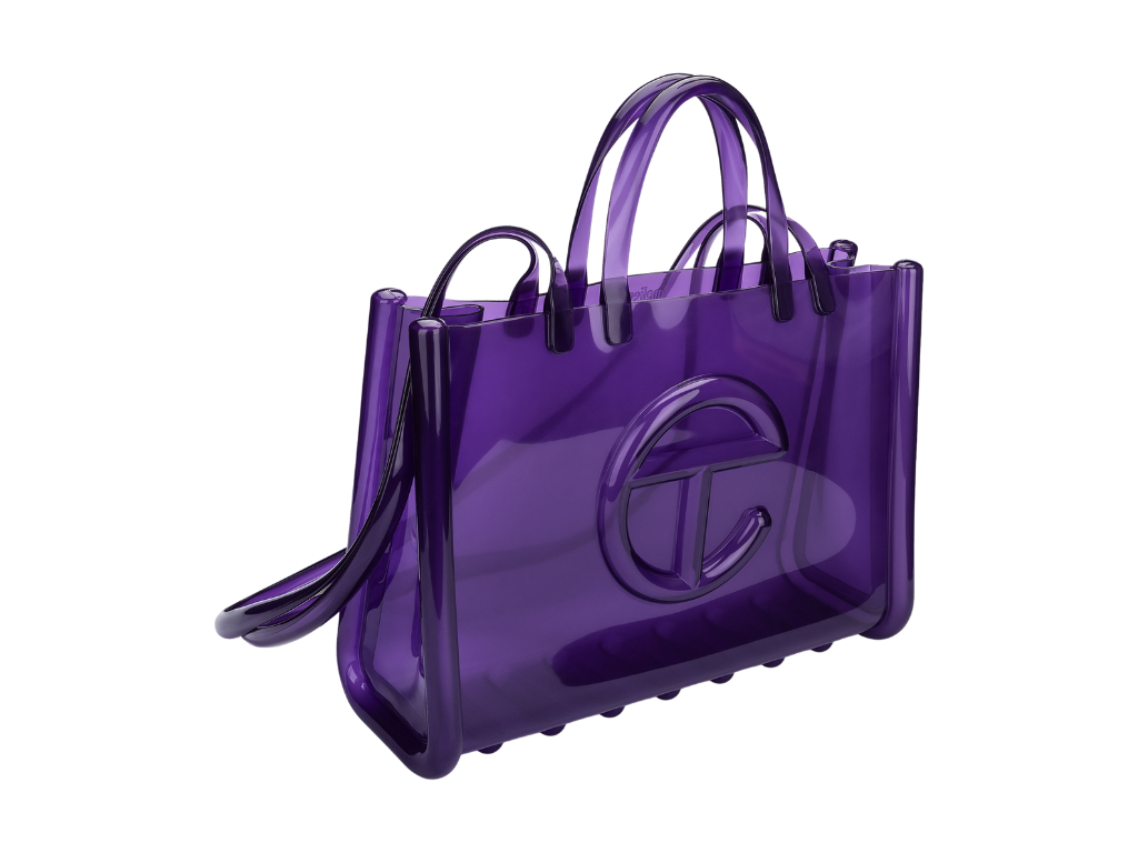 MELISSA X TELFAR LARGE JELLY SHOPPER II – PURPLE