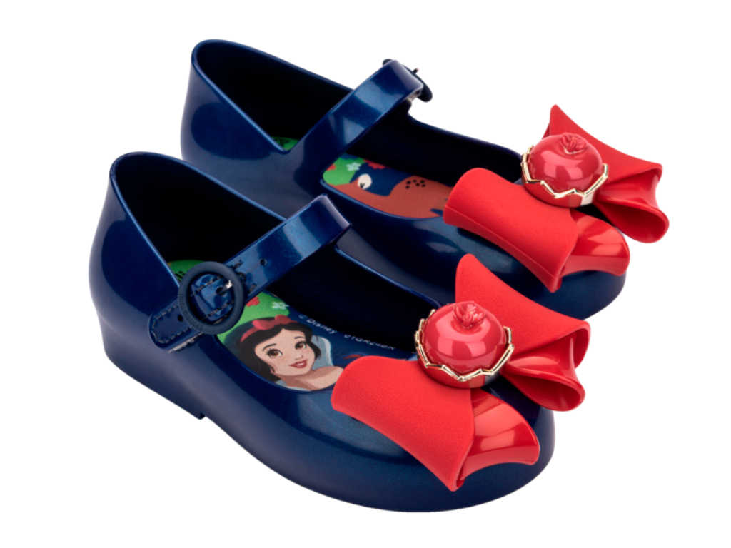 MINI MELISSA SWEET LOVE + SNOW WHITE BB – METALLIC BLUE/RED