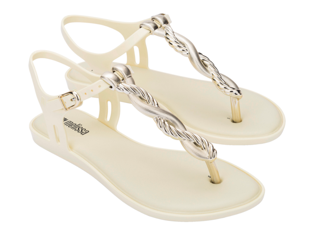 MELISSA SOLAR TWIST AD – BEIGE/GOLD