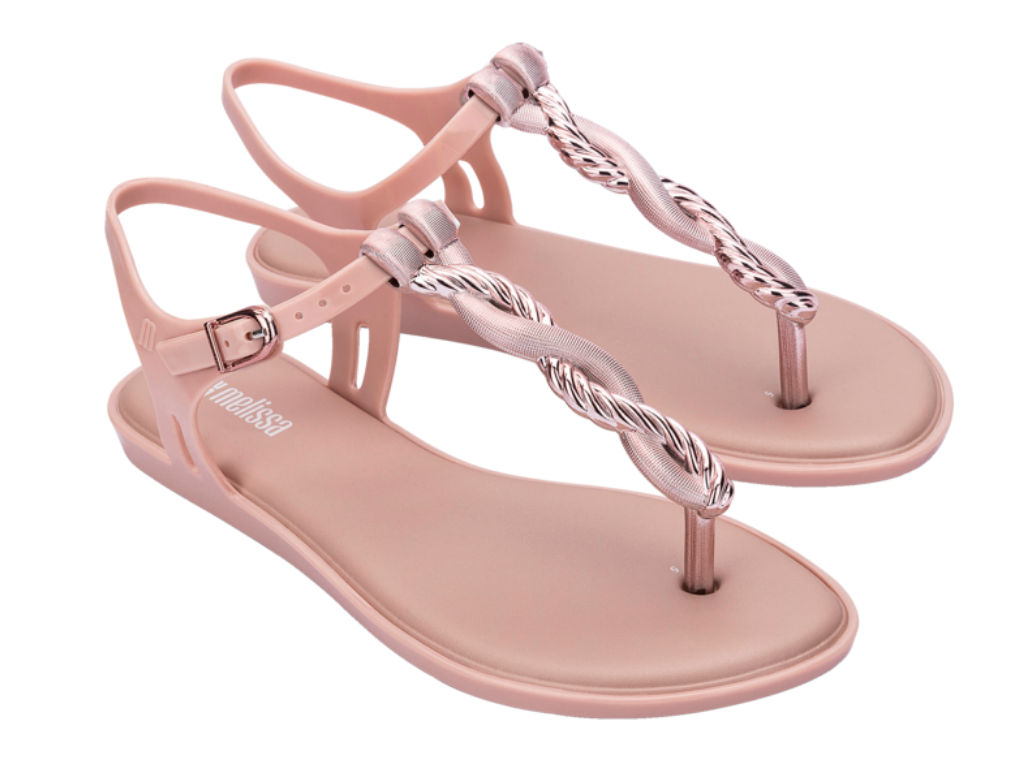 MELISSA SOLAR TWIST AD – PINK/METALLIC PINK