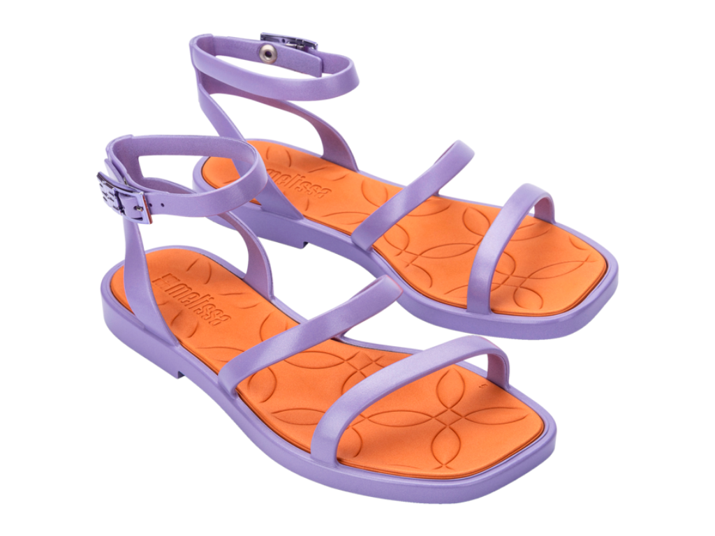 MELISSA HEAT SANDAL AD – LILAC/ORANGE