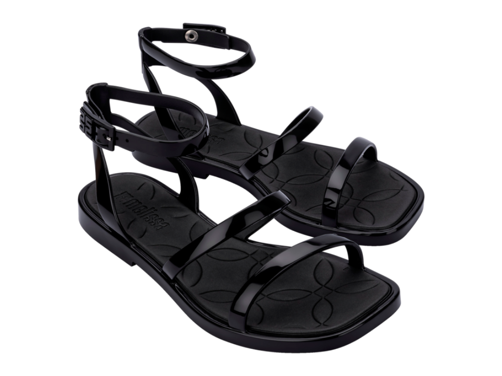 MELISSA HEAT SANDAL AD – BLACK