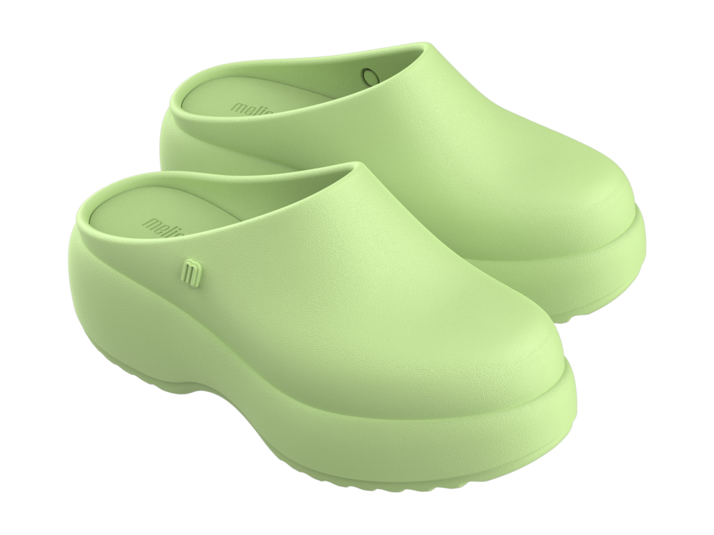 MELISSA FREE CLOG PLATFORM AD – GREEN