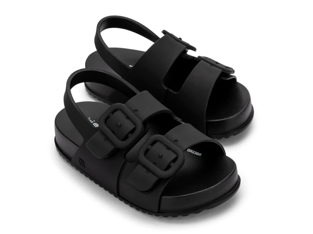 MINI MELISSA COZY SANDAL BB – MATT BLACK