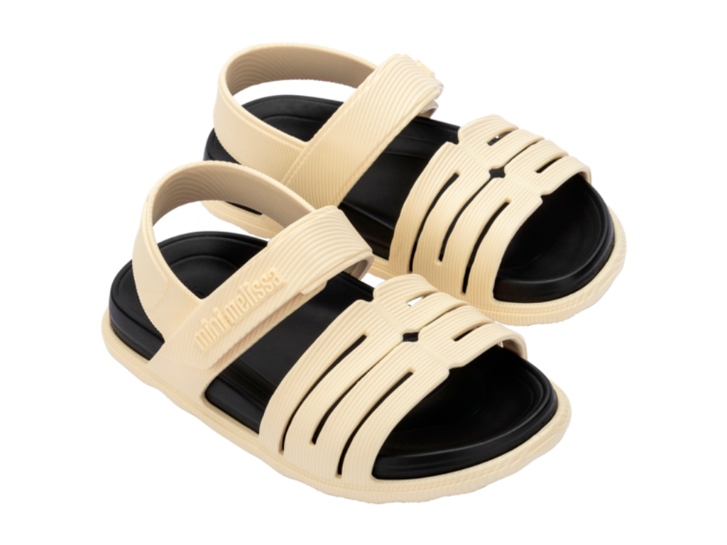 MINI MELISSA KAITEKI SANDAL BB – BEIGE/BLACK