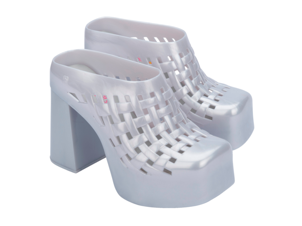 MELISSA CLOG HEEL + MARSHALL COLUMBIA AD – PEARLY WHITE