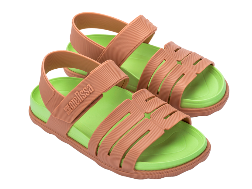 MELISSA KAITEKI SANDAL AD – BROWN/GREEN