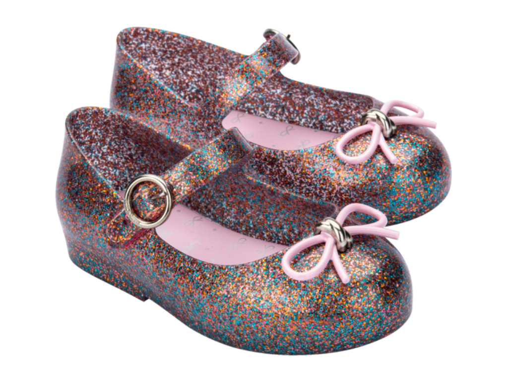 MINI MELISSA SWEET LOVE BB – GLITTER TRANSP PINK