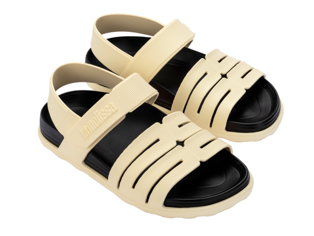 MELISSA KAITEKI SANDAL AD – BEIGE/BLACK