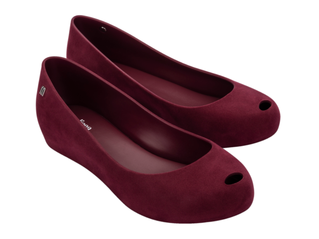 MELISSA ULTRAGIRL VELVET AD – RED FLOCKED