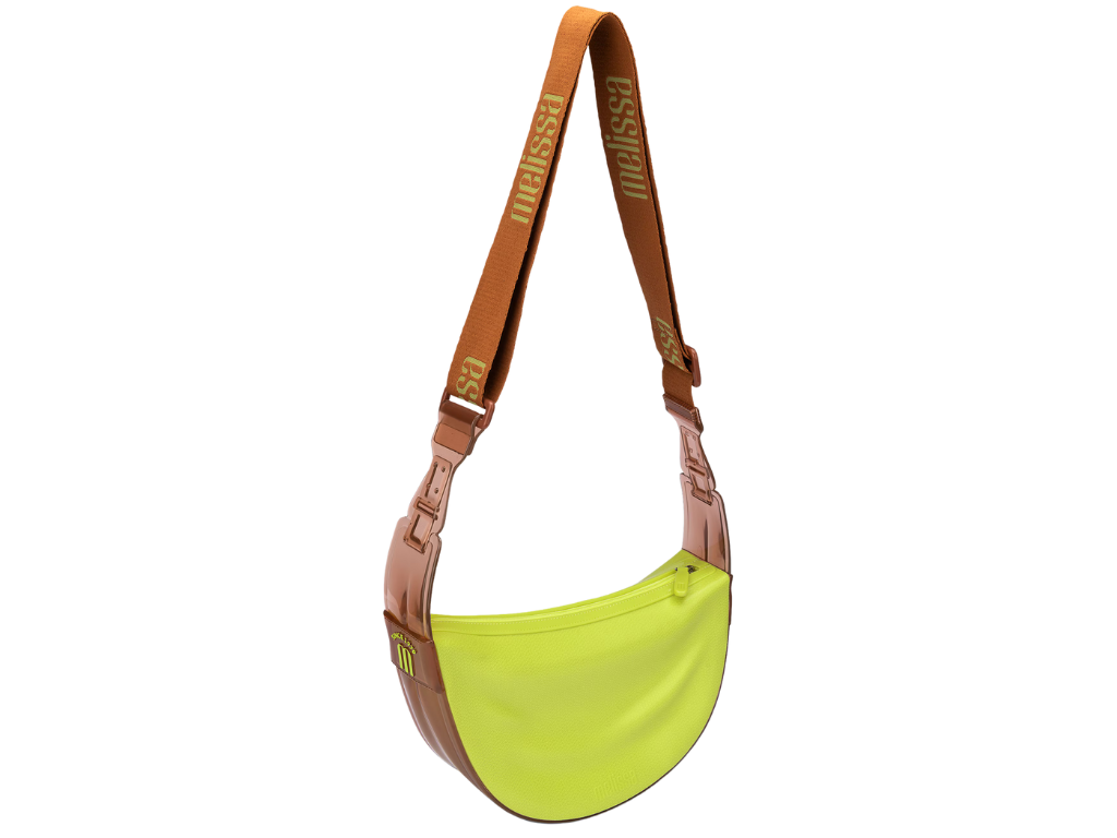 MELISSA VIBE BAG – GREEN/BROWN