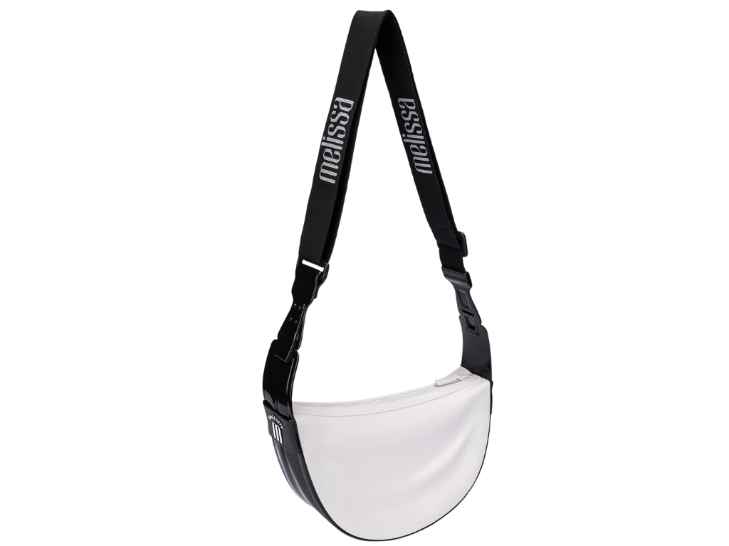 MELISSA VIBE BAG – WHITE/BLACK