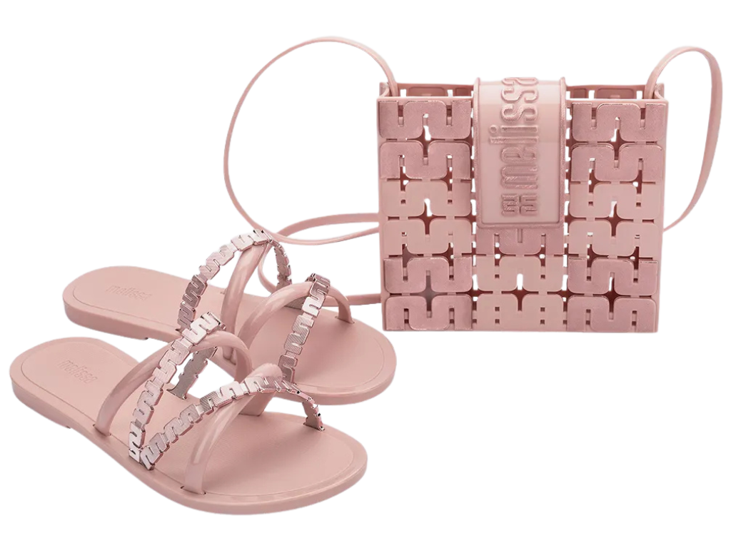 MELISSA GOLDEN AD – PINK/METALLIC PINK