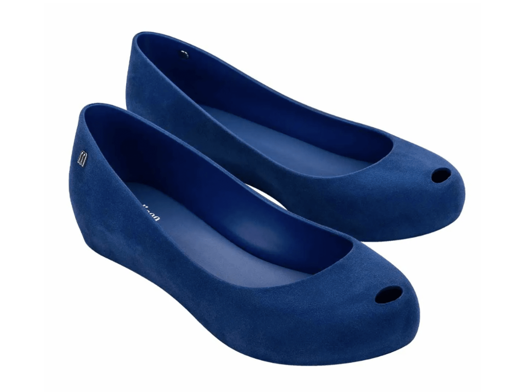 MELISSA ULTRAGIRL VELVET AD – BLUE FLOCKED