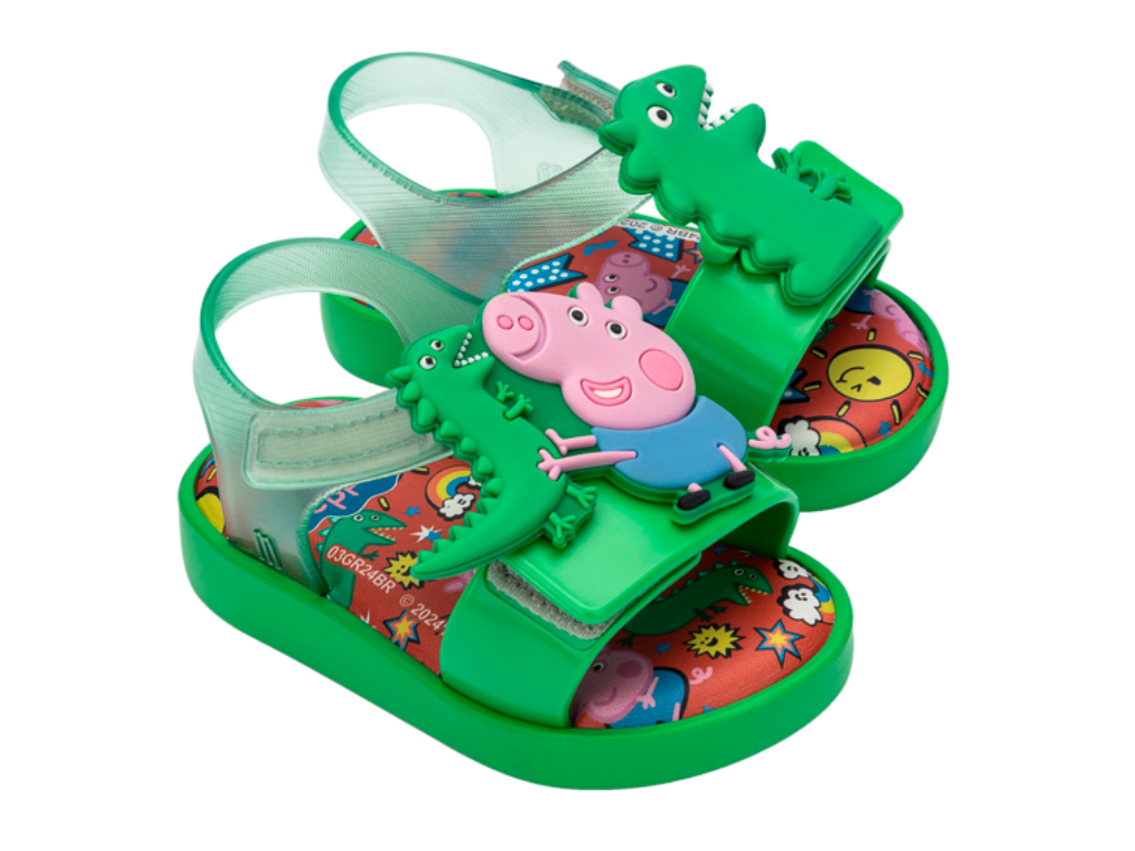 MINI MELISSA JUMP + PEPPA PIG BB – GREEN/PINK