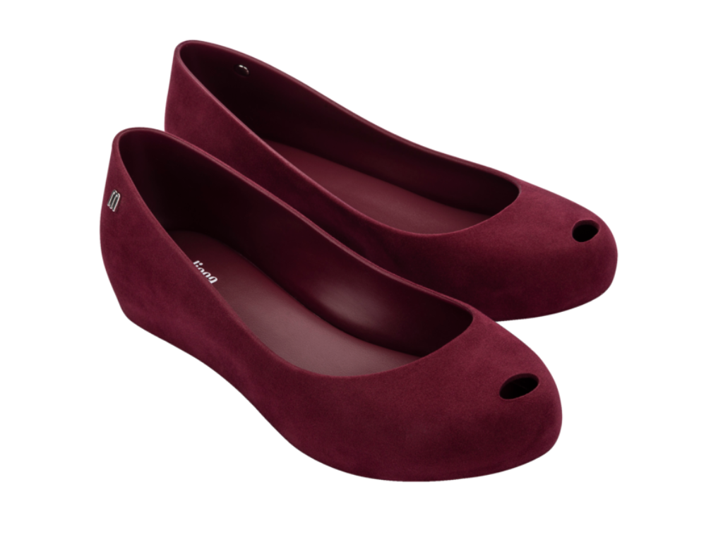 MELISSA ULTRAGIRL VELVET AD – RED FLOCKED