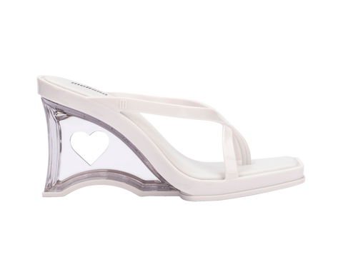 MELISSA GLASS HEEL AD