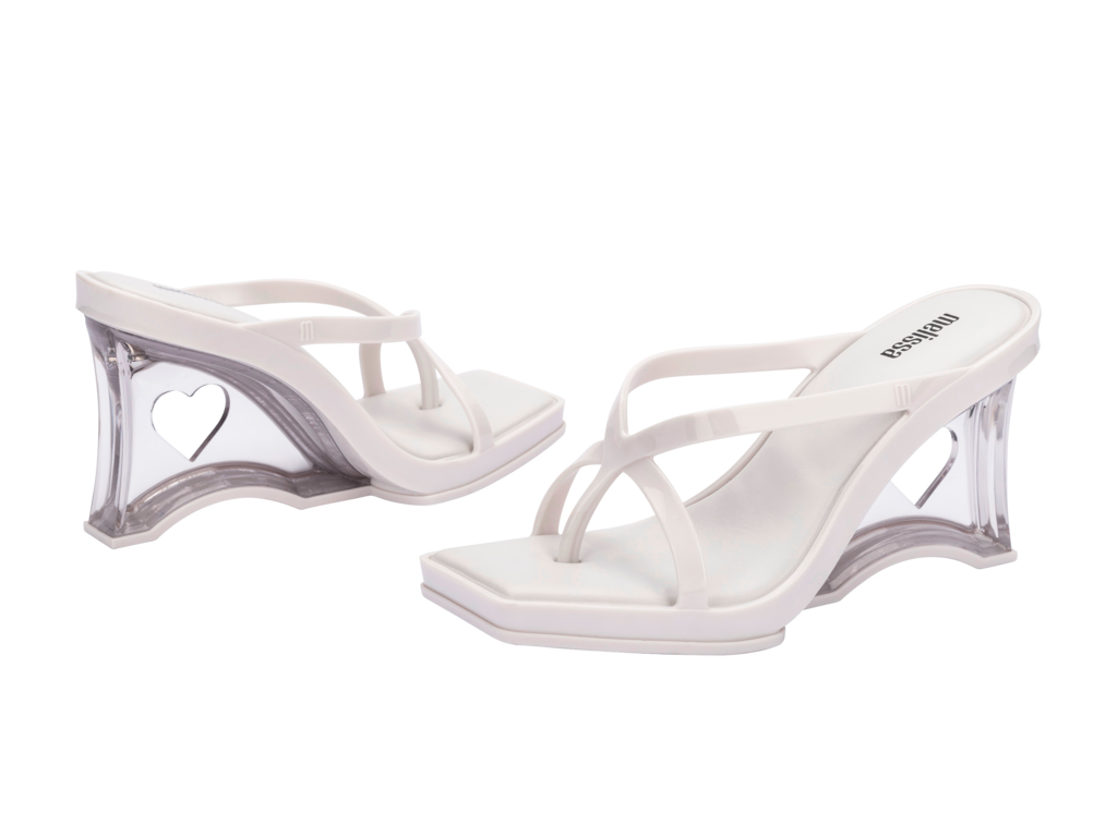 MELISSA GLASS HEEL AD